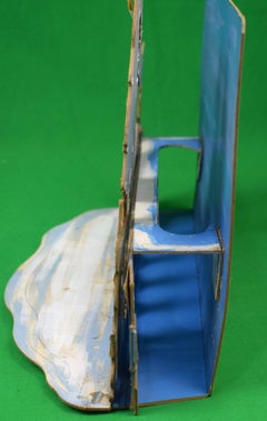 "Lanvin Paris Pretexte/ Il mio peccato di Natale c1950s Cartello pubblicitario con gatto sulla staccionata"