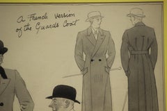 Gentlemen's Apparel c1923 Watercolour Vignetteby Herbert 'Fell' Sharp (1880-1972