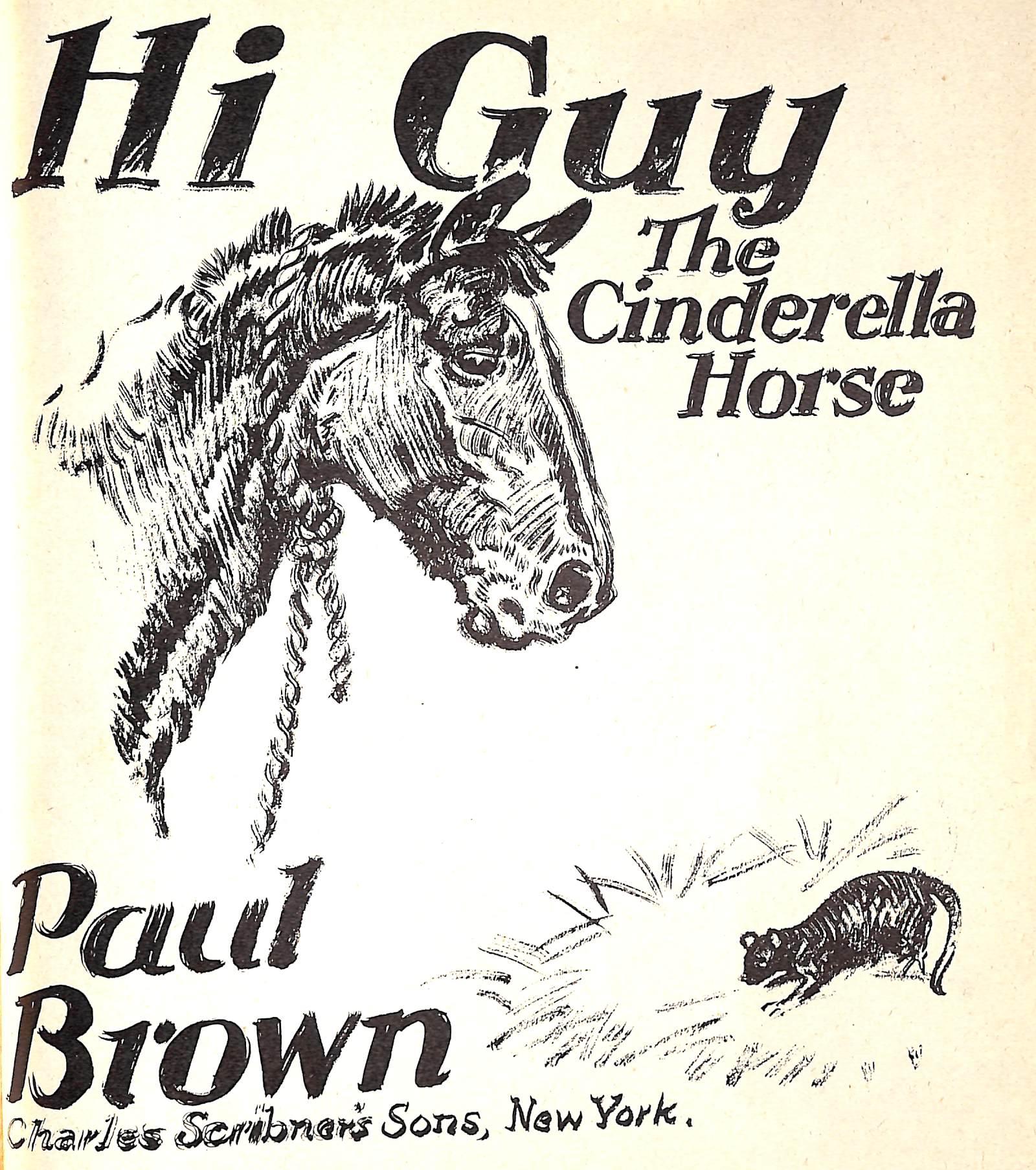 Original 1944 Pencil Drawing From Hi, Guy! The Cinderella Horse By Paul Brown 1 For Sale 3