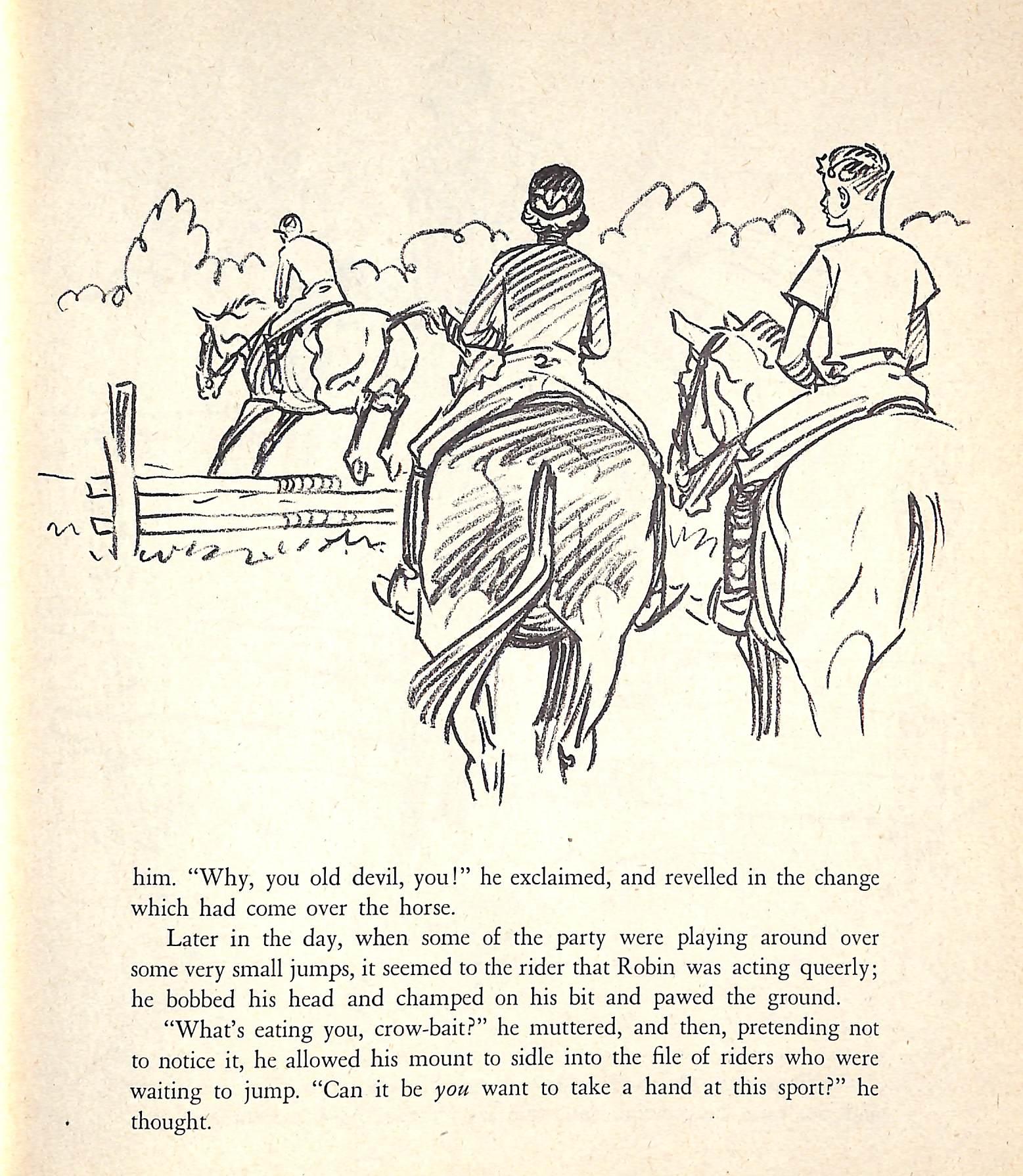 Original-Bleistiftzeichnung von 1944 aus Hi, Guy! Das Cinderella-Pferd von Paul Brown, 3 im Angebot 3