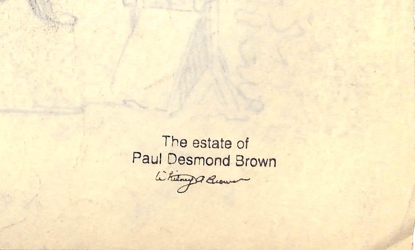 Original-Bleistiftzeichnung von 1944 aus Hi, Guy! Das Cinderella-Pferd von Paul Brown, 8 im Angebot 1