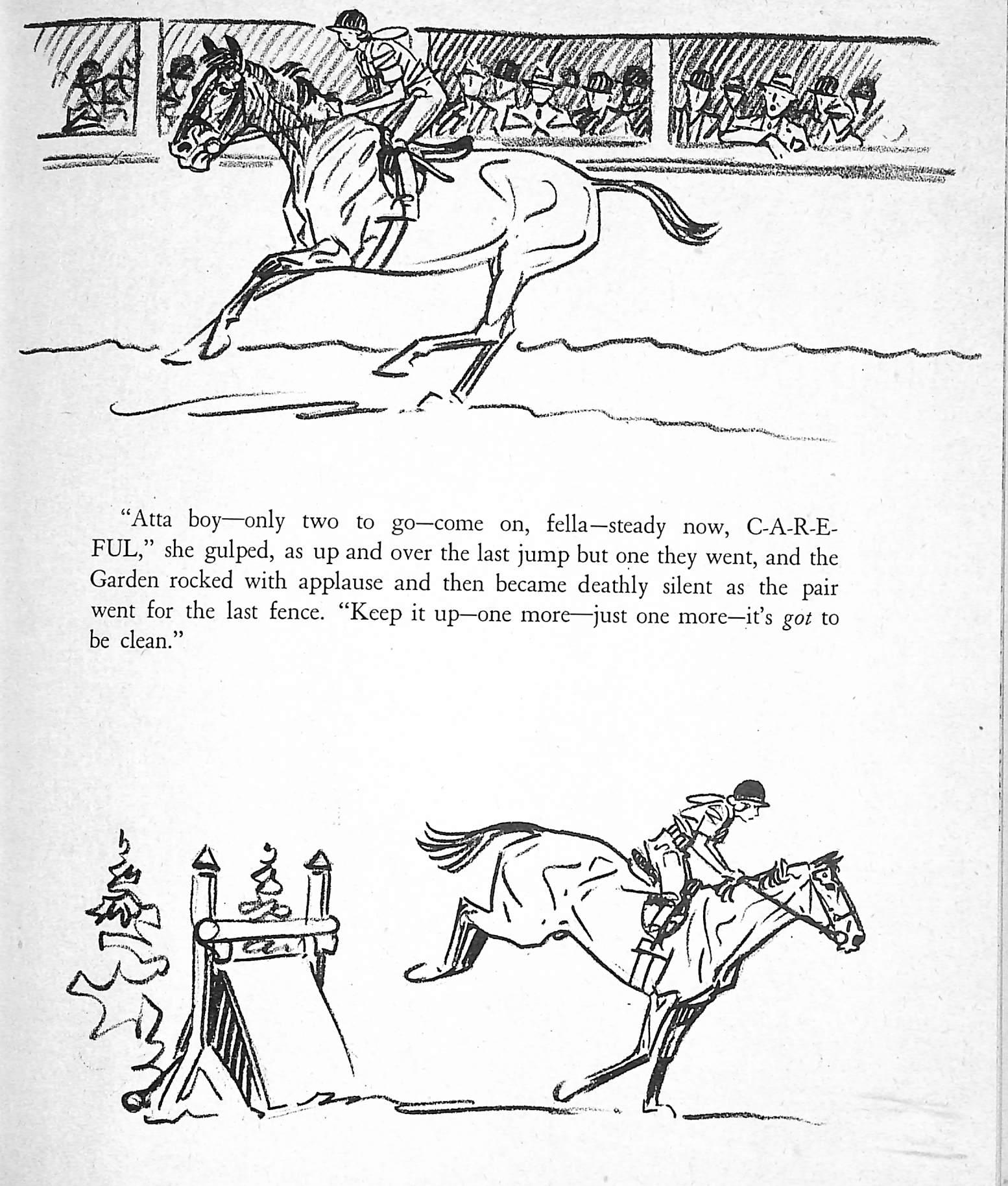 Original-Bleistiftzeichnung von 1944 aus Hi, Guy! Das Cinderella-Pferd von Paul Brown, 8 im Angebot 3