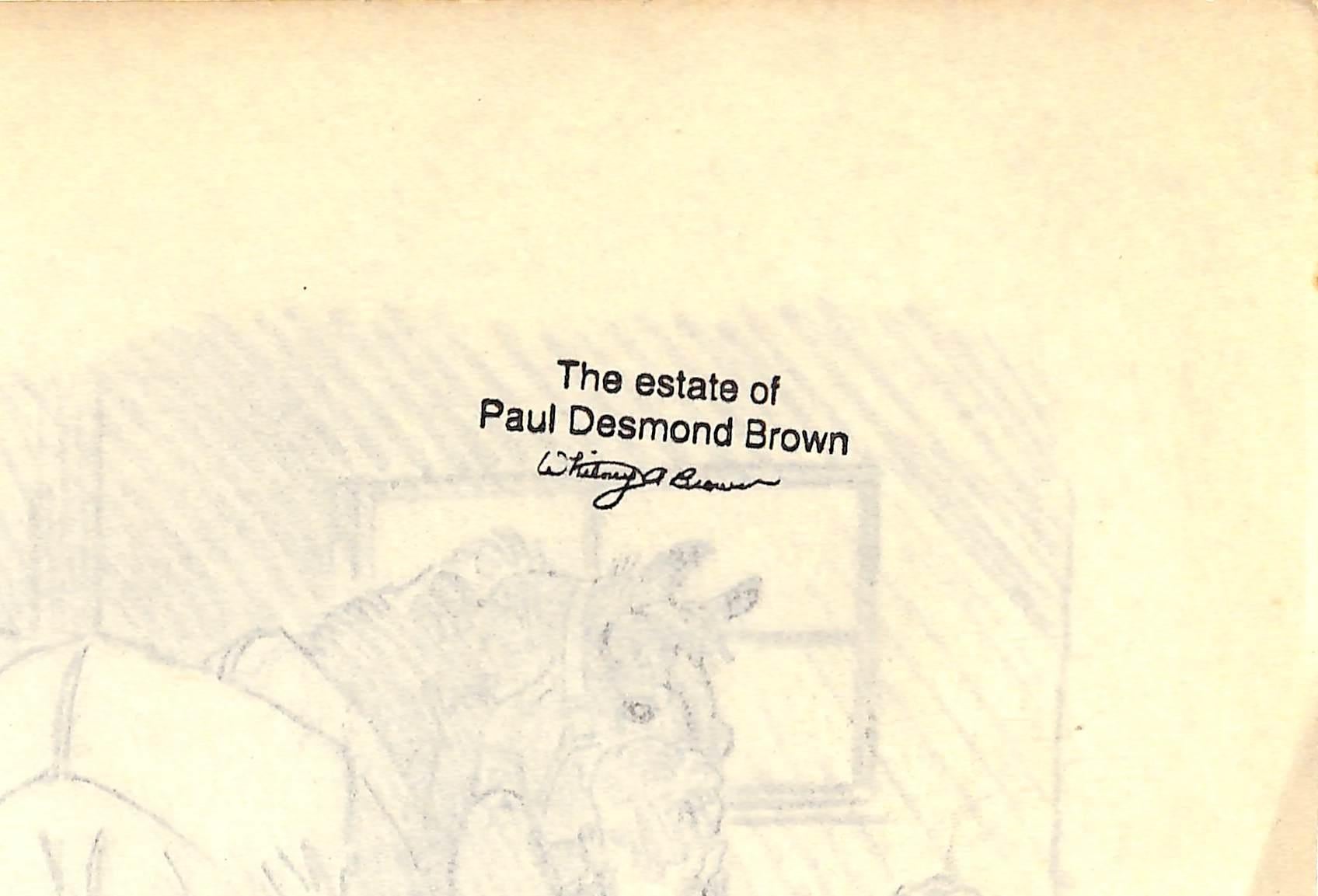 Original 1944 Pencil Drawing From Hi, Guy! The Cinderella Horse By Paul Brown 10 For Sale 1