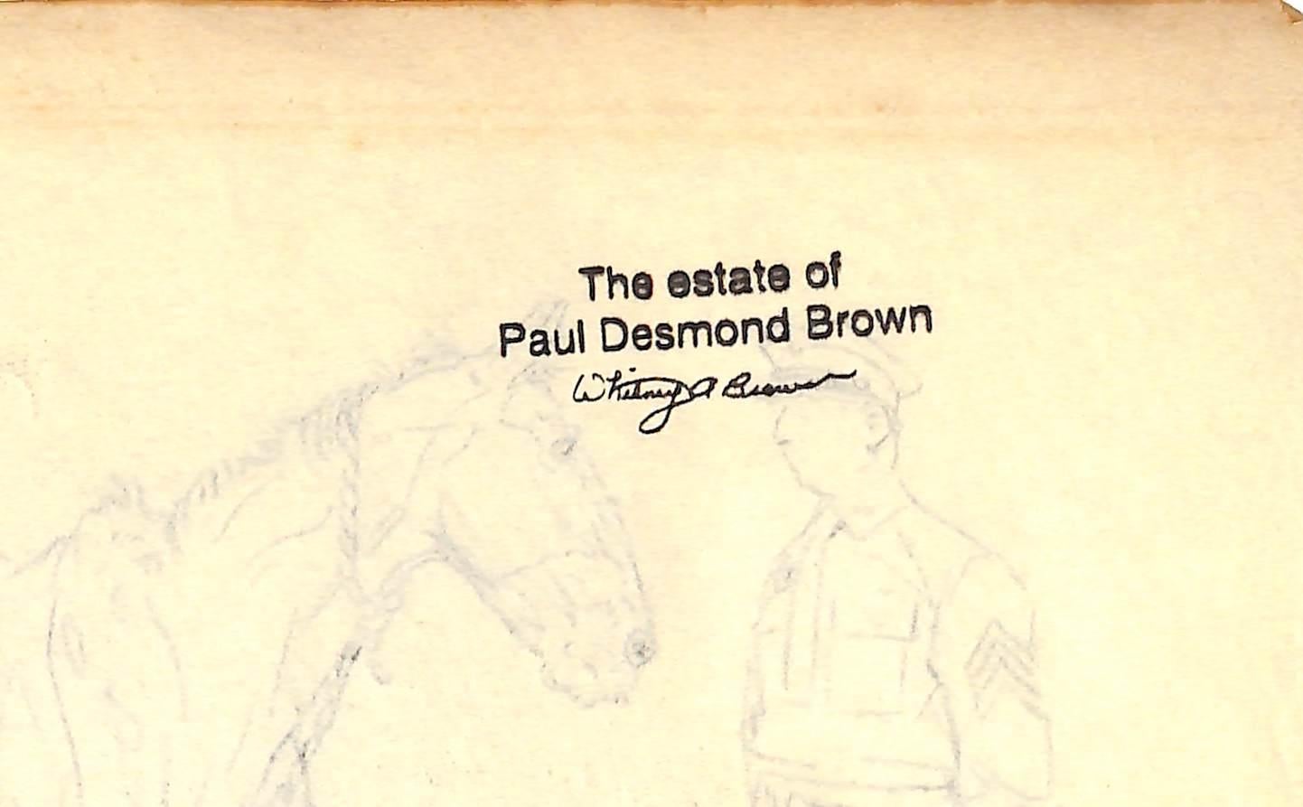Original 1944 Pencil Drawing From Hi, Guy! The Cinderella Horse By Paul Brown 11 For Sale 1