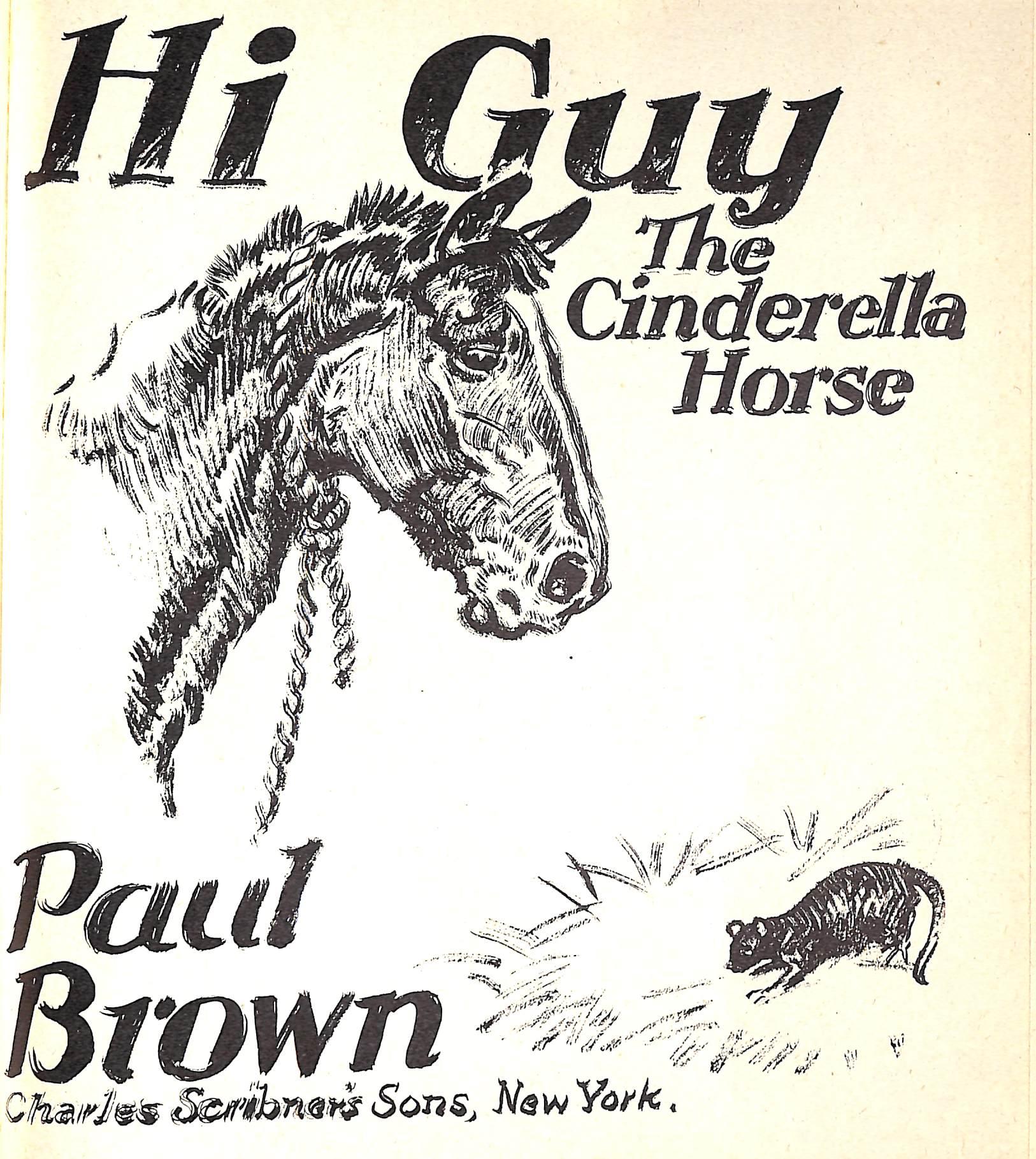 Original 1944 Pencil Drawing From Hi, Guy! The Cinderella Horse By Paul Brown 13 For Sale 5
