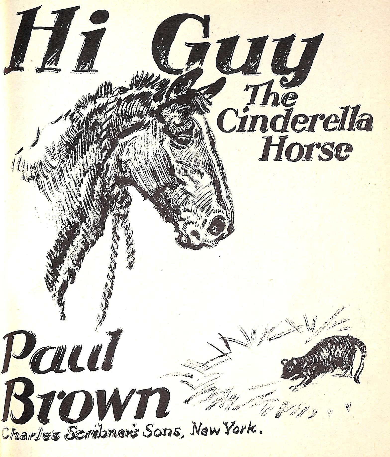 Original 1944 Pencil Drawing From Hi, Guy! The Cinderella Horse By Paul Brown 16 For Sale 4