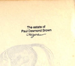 Original 1944 Pencil Drawing From Hi, Guy! The Cinderella Horse By Paul Brown 18