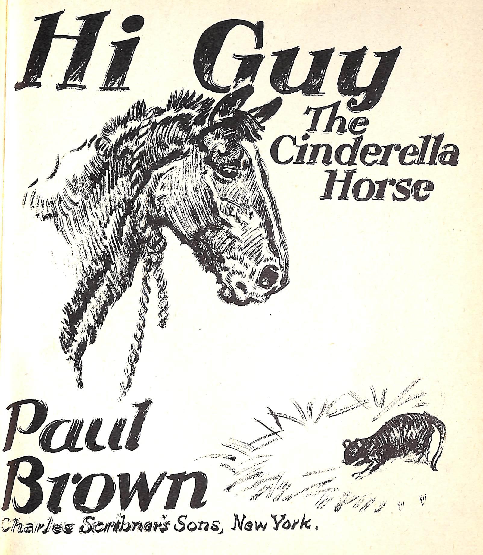 Original-Bleistiftzeichnung von 1944 aus Hi, Guy! Das Cinderella-Pferd von Paul Brown, 18 im Angebot 3