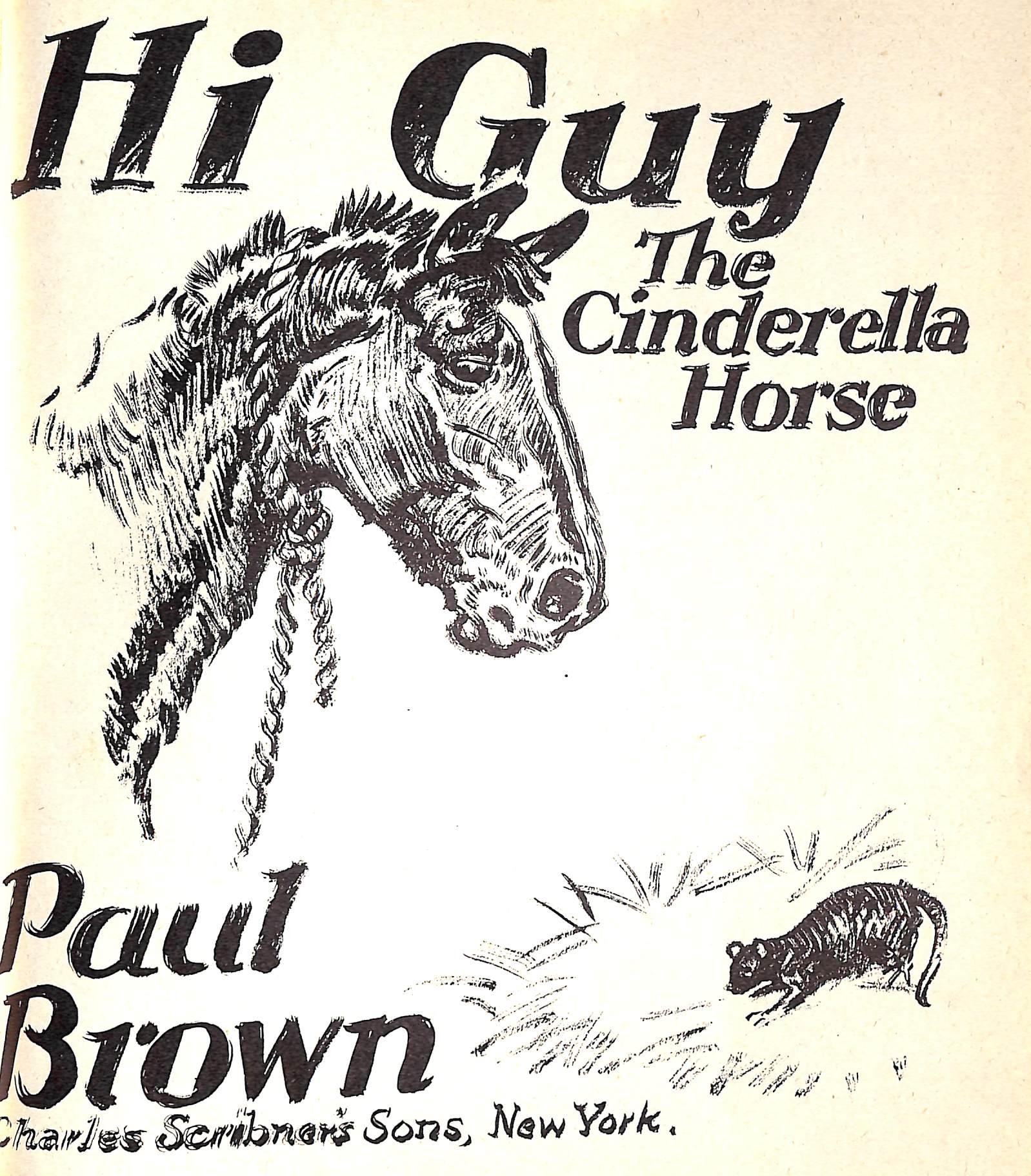 Original 1944 Pencil Drawing From Hi, Guy! The Cinderella Horse By Paul Brown 21 For Sale 4
