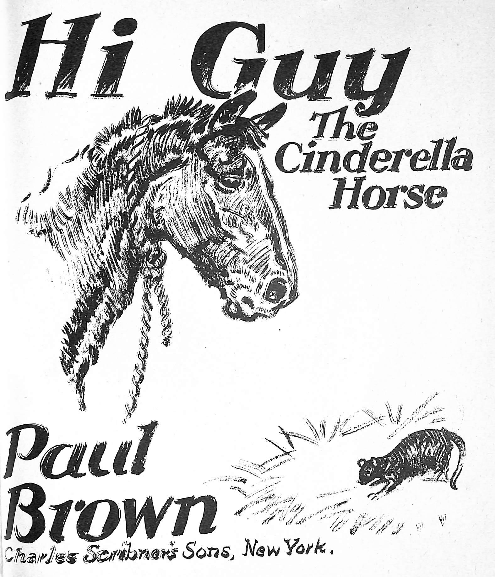 Original 1944 Pencil Drawing From Hi, Guy! The Cinderella Horse By Paul Brown 26 For Sale 4