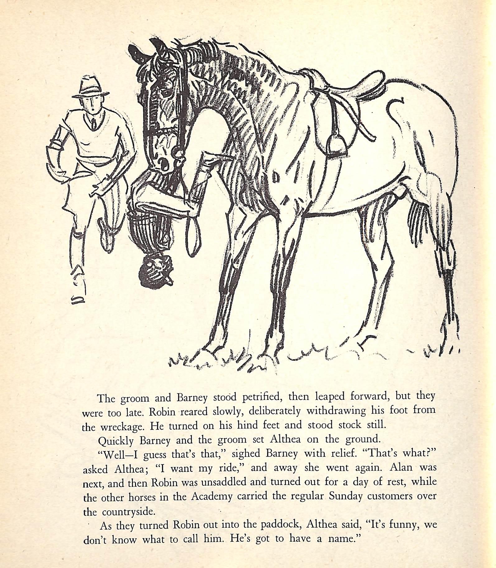 Original 1944 Pencil Drawing From Hi, Guy! The Cinderella Horse By Paul Brown 28 For Sale 2