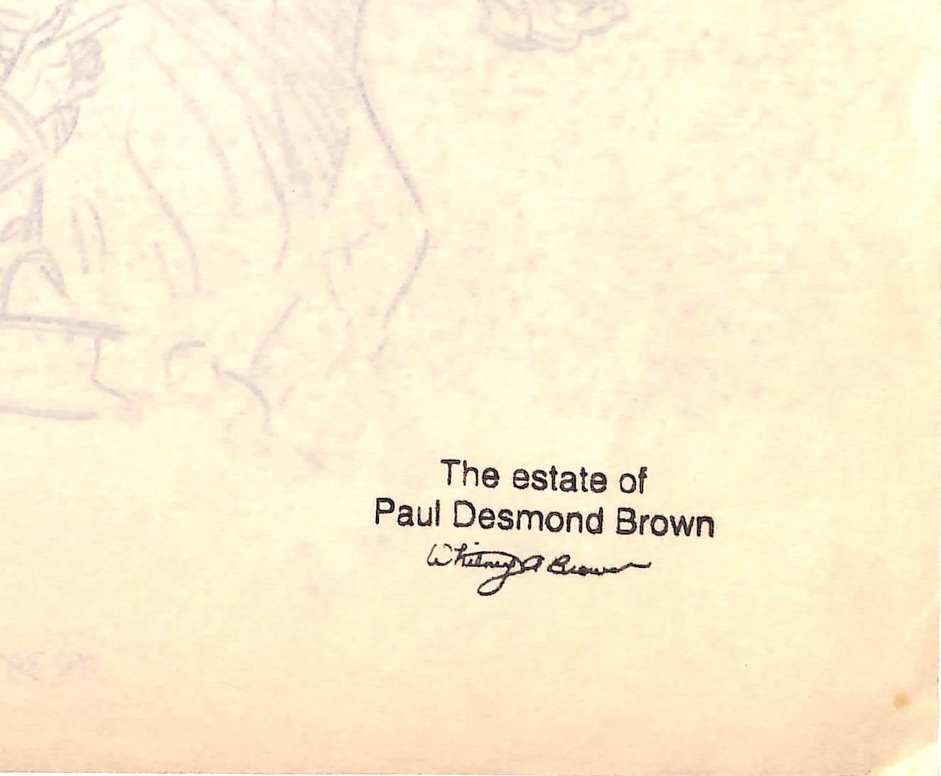 Disegno originale a matita del 1944 da Hi, Guy! Il Cavallo Cenerentolo di Paul Brown 29 in vendita 2