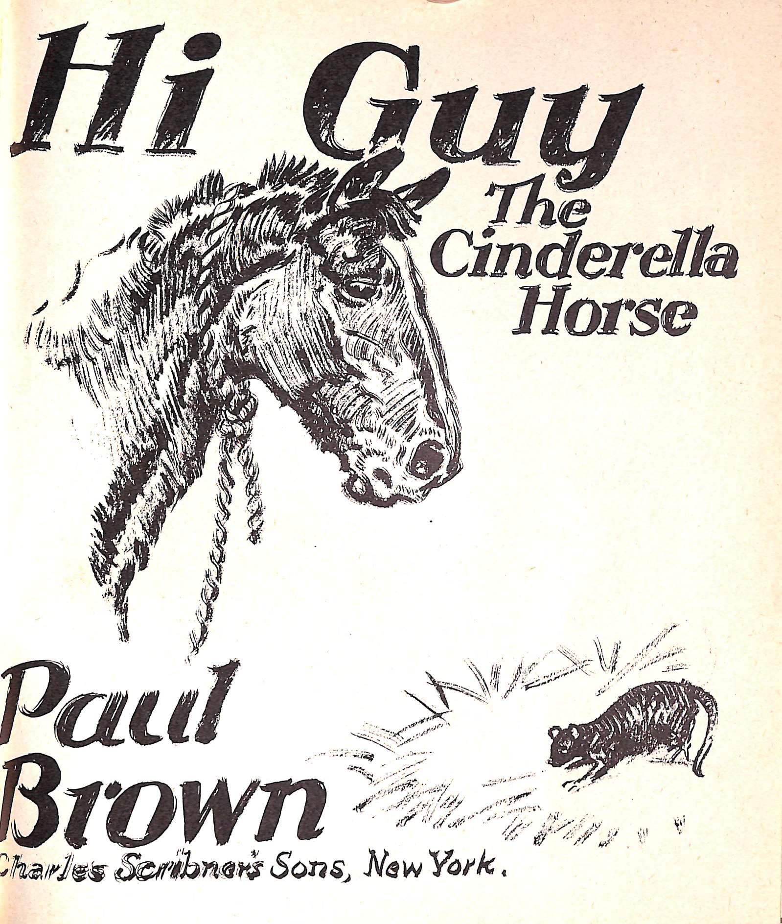 Original 1944 Pencil Drawing From Hi, Guy! The Cinderella Horse By Paul Brown 33 For Sale 4
