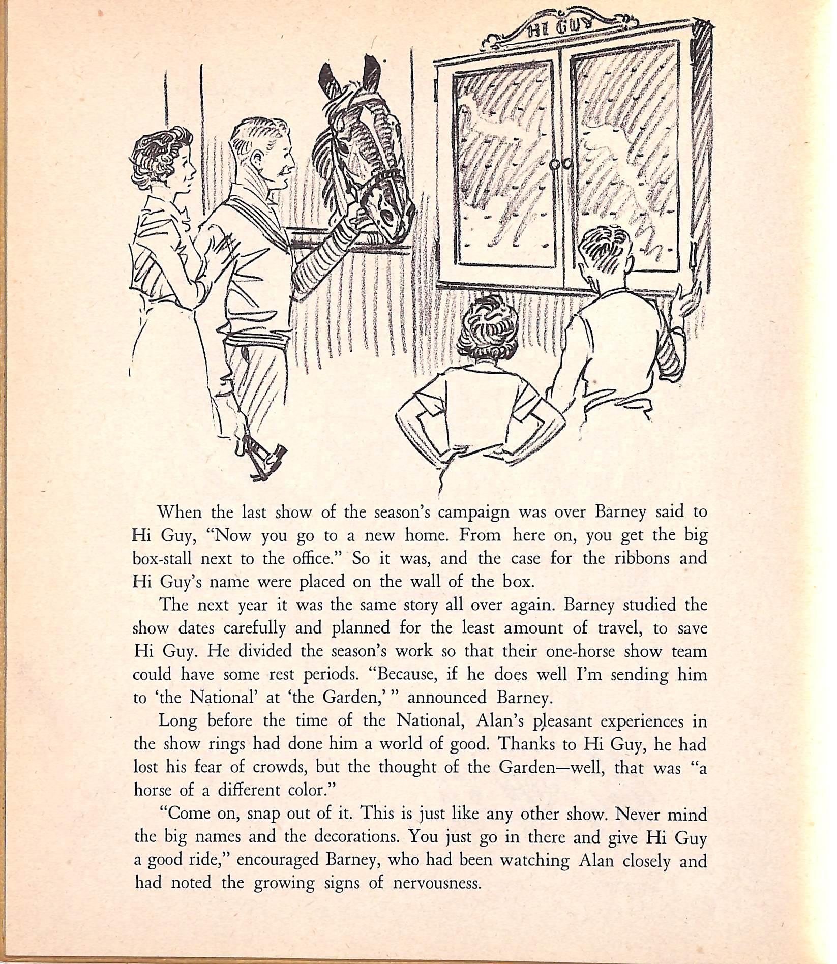 Original-Bleistiftzeichnung von 1944 aus Hi, Guy! Das Cinderella-Pferd von Paul Brown, 35 im Angebot 3