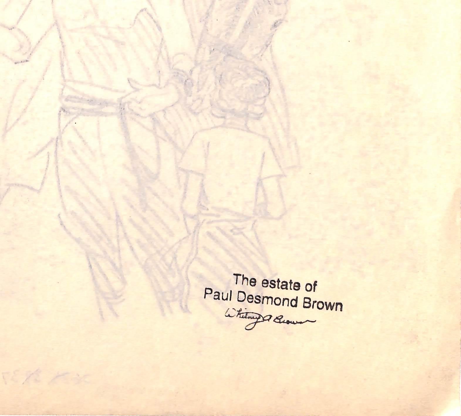 Original-Bleistiftzeichnung von 1944 aus Hi, Guy! Das Cinderella-Pferd von Paul Brown, 36 im Angebot 2