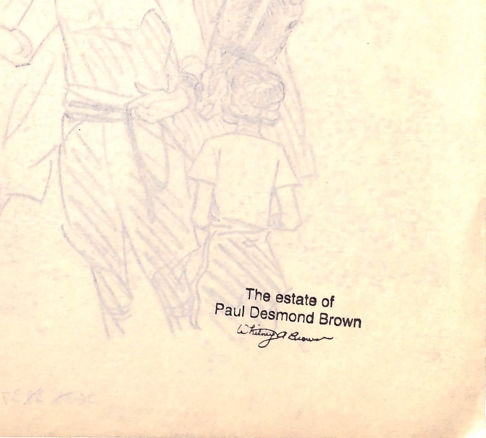 Disegno originale a matita del 1944 da Hi, Guy! Il Cavallo Cenerentolo di Paul Brown 36 in vendita 2