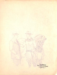 Original 1944 Pencil Drawing From Hi, Guy! The Cinderella Horse By Paul Brown 36
