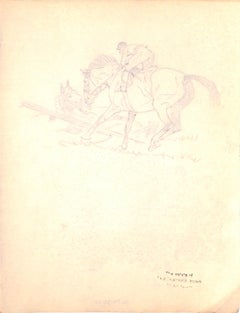 Original 1944 Pencil Drawing From Hi, Guy! The Cinderella Horse By Paul Brown 41