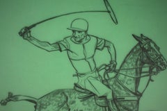 Paul Brauner Polo-Bleistift auf Acetat-Zeichnung #2
