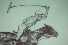 Paul Brown Polo Pencil On Acetate Drawing 3