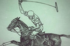 Brauner Polo-Bleistift auf Acetatzeichnung #4 von Paul Brown