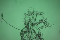 Paul Brown Polo Pencil On Acetate Drawing #8