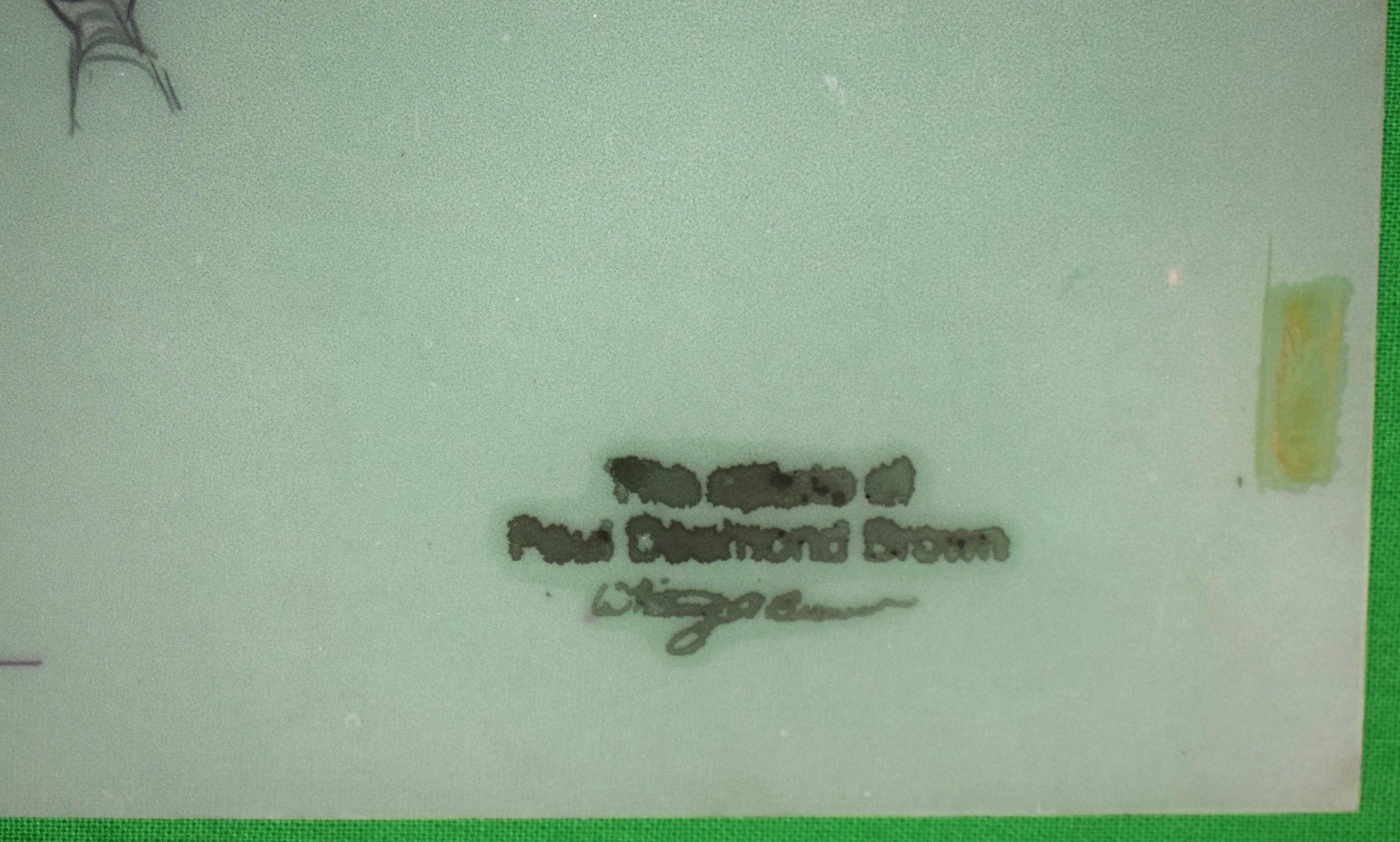 Paul Brown Polo Pencil On Acetate Drawing #10 For Sale 3