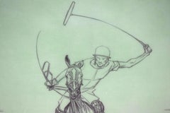 Paul Brown Polo Pencil On Acetate Drawing #10