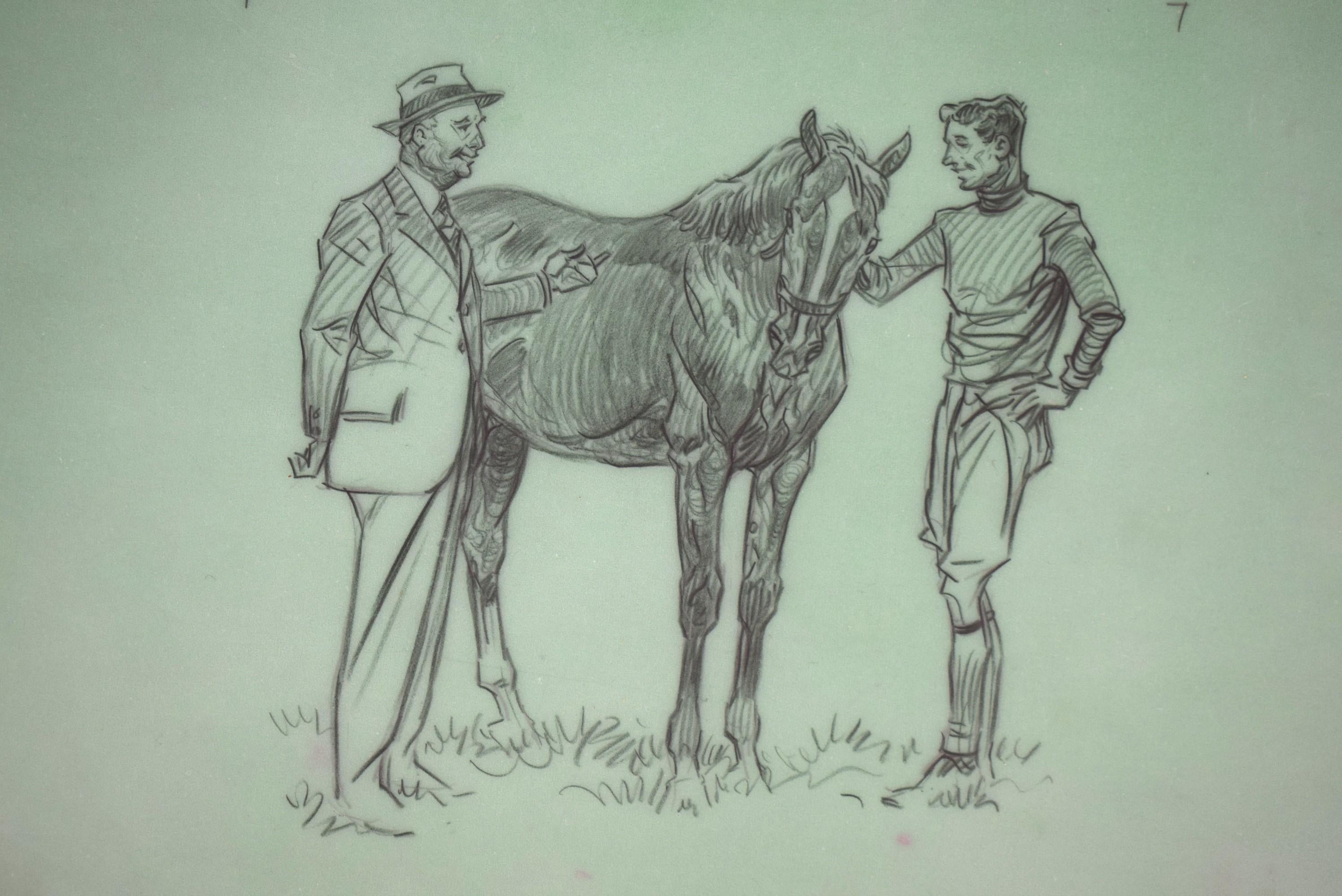 Paul Brown Polo Matita su Acetato Disegno #11 in vendita 3