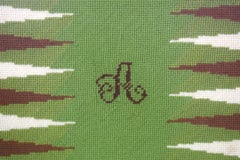 Hand-Needlepoint Backgammon Board