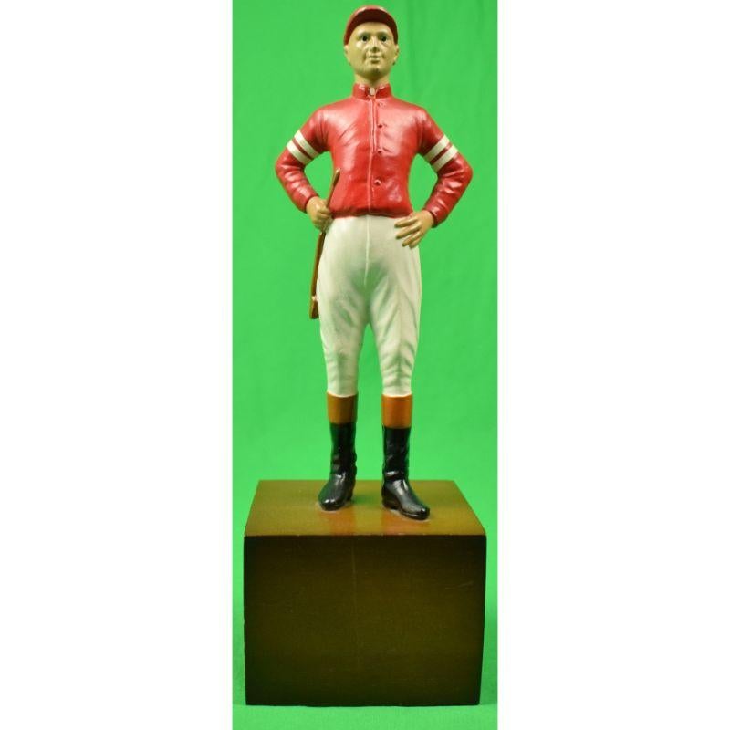 The "21" Club Jockey Bookend/ Statue - Art by Unknown
