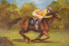 Misia Broadhead Steeplechase Oil on Canvas 1996