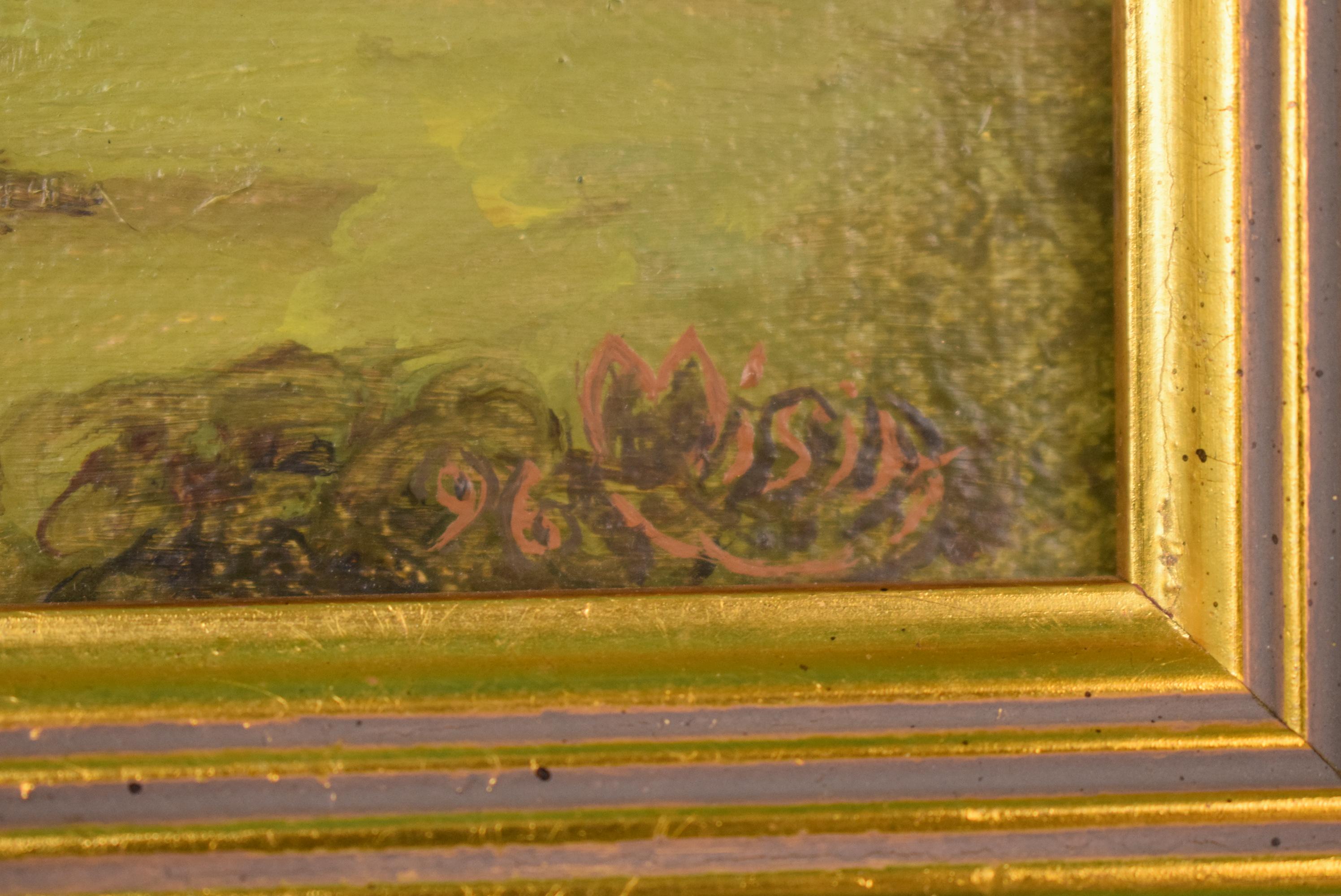 Misia Broadhead Steeplechase Oil on Canvas 1996  For Sale 3