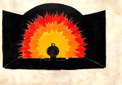 "Lanvin Paris Perfume Starburst c1950s Artwork"