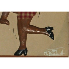 "Gin Fizz" Original c1930s Gouache Artwork by Jim McDonough