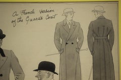 Gentlemen's Apparel c1923 Watercolour Vignette by Herbert Fell Sharp (1880-1972)