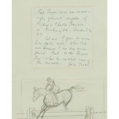 "Clearing Fence" Pencil Drawing by Paul Brown