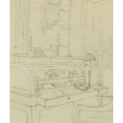 "Interior Study" Drawing