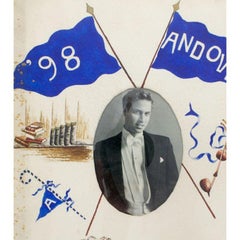 "Andover Prep" c1898 Watercolor Banners