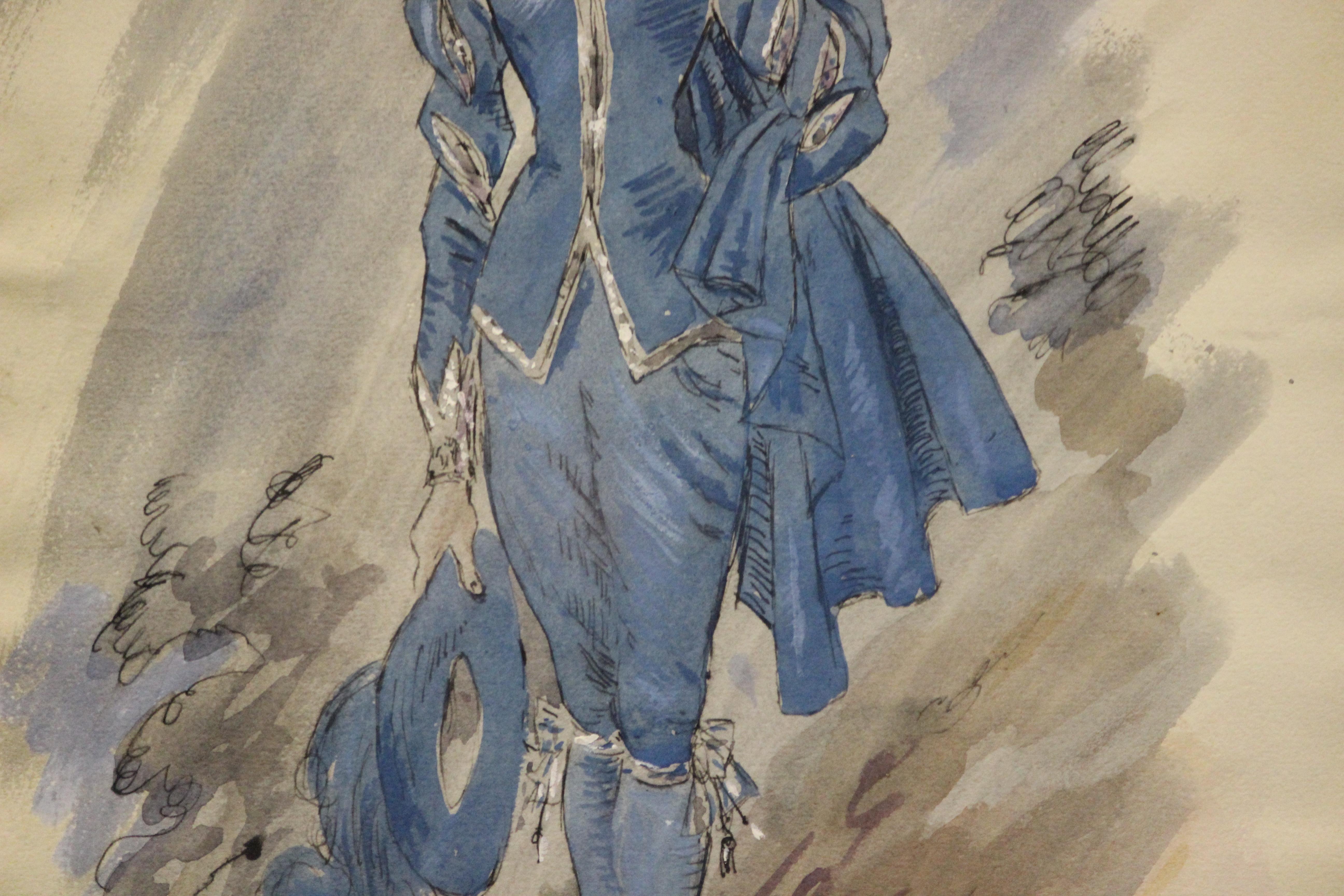 „Miss Parlow [as] Der blaue Junge Act II von Landschaft mit Figuren“ von Cecil Beaton im Angebot 4