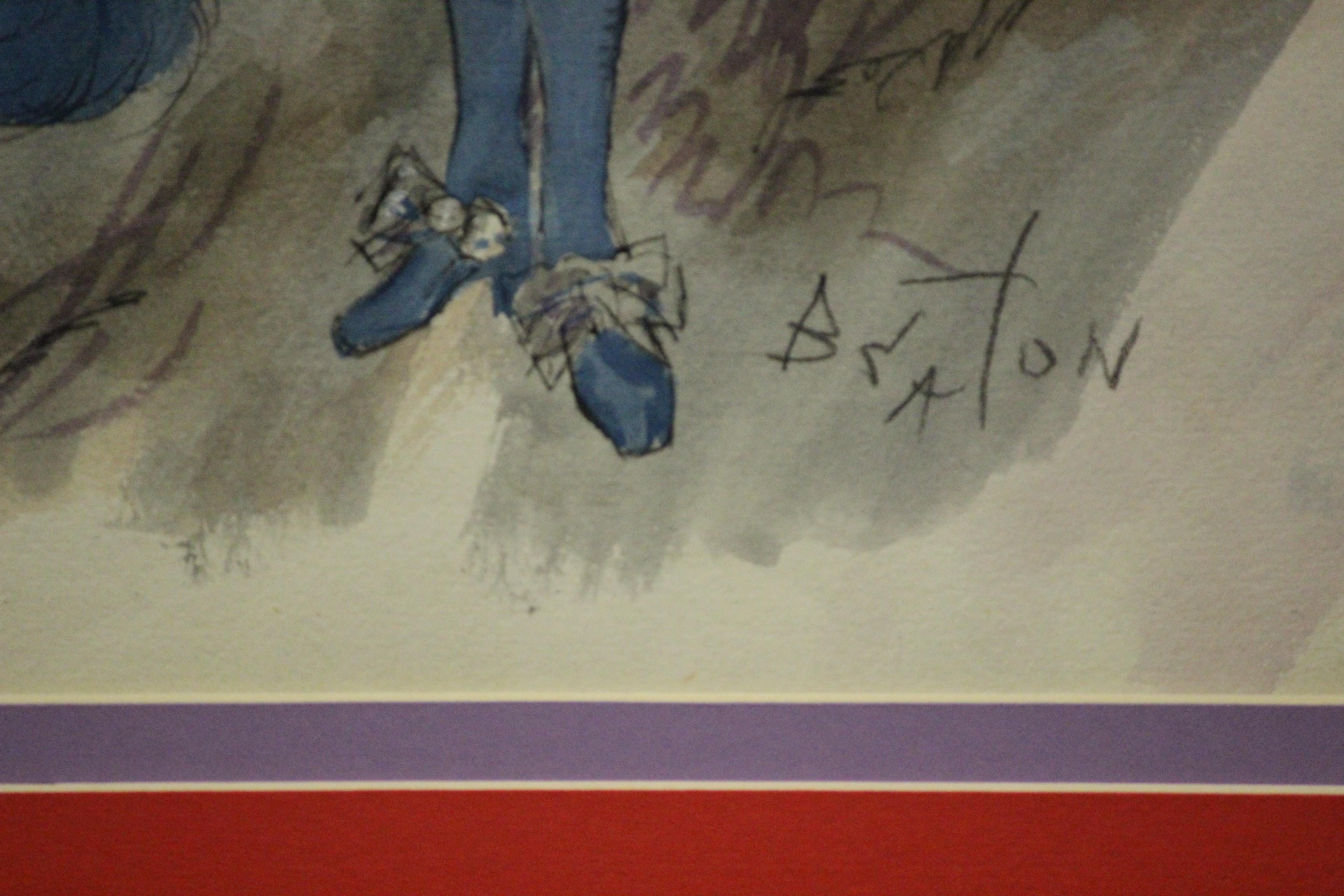 „Miss Parlow [as] Der blaue Junge Act II von Landschaft mit Figuren“ von Cecil Beaton im Angebot 1