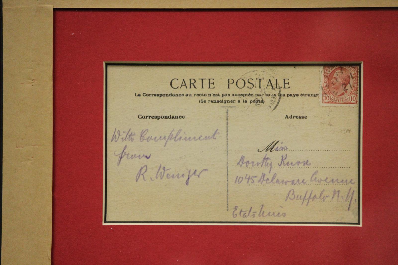 Quatre dessins de cartes postales à la plume et à l'encre datant des années 1910 en vente 5