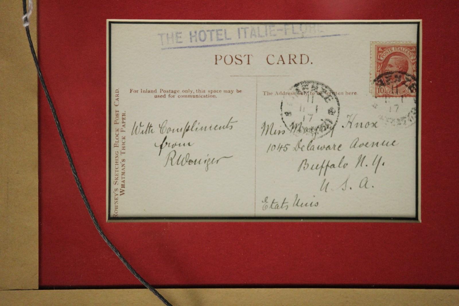 Quatre dessins de cartes postales à la plume et à l'encre datant des années 1910 en vente 6