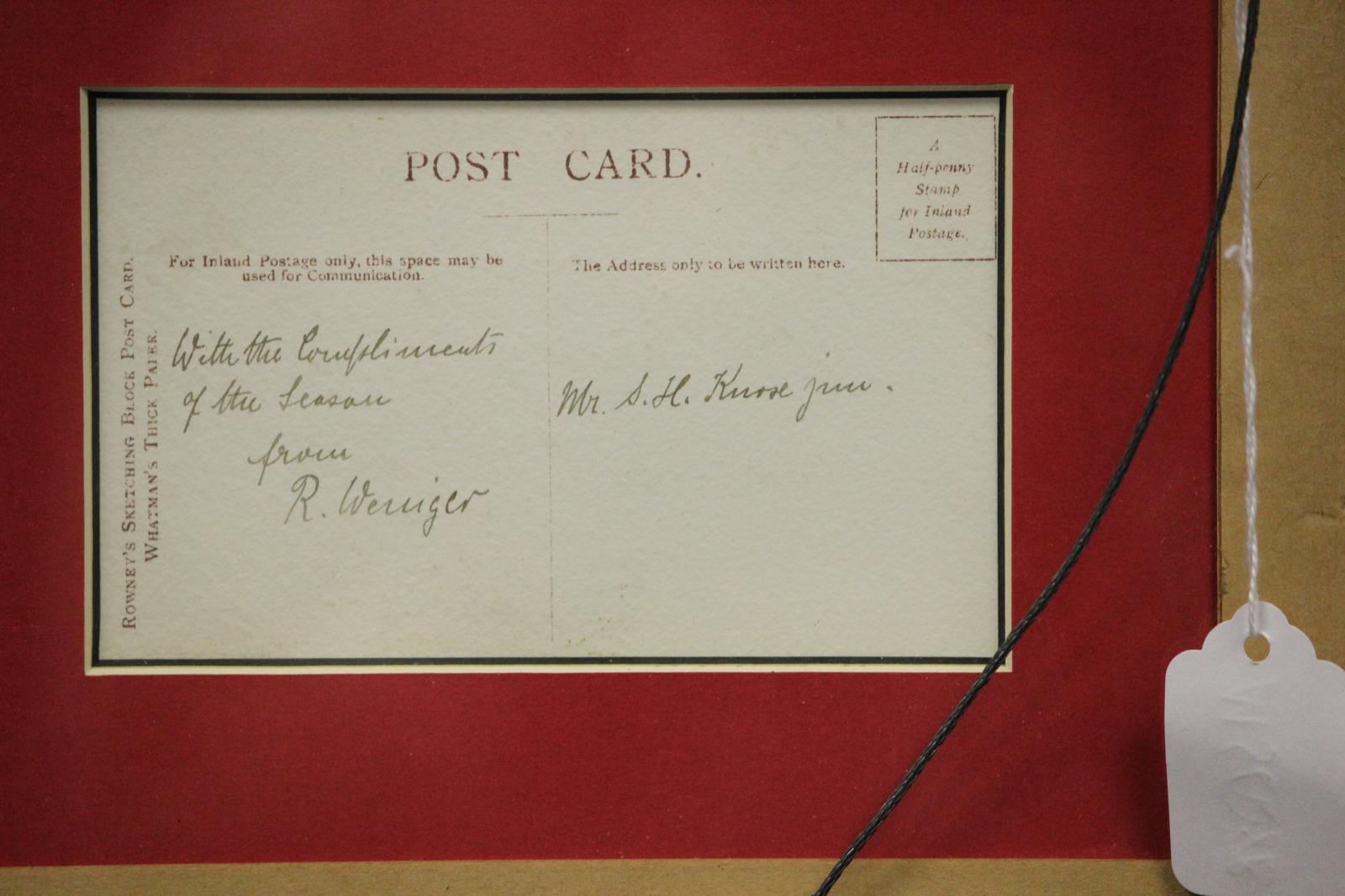 Quatre dessins de cartes postales à la plume et à l'encre datant des années 1910 en vente 7