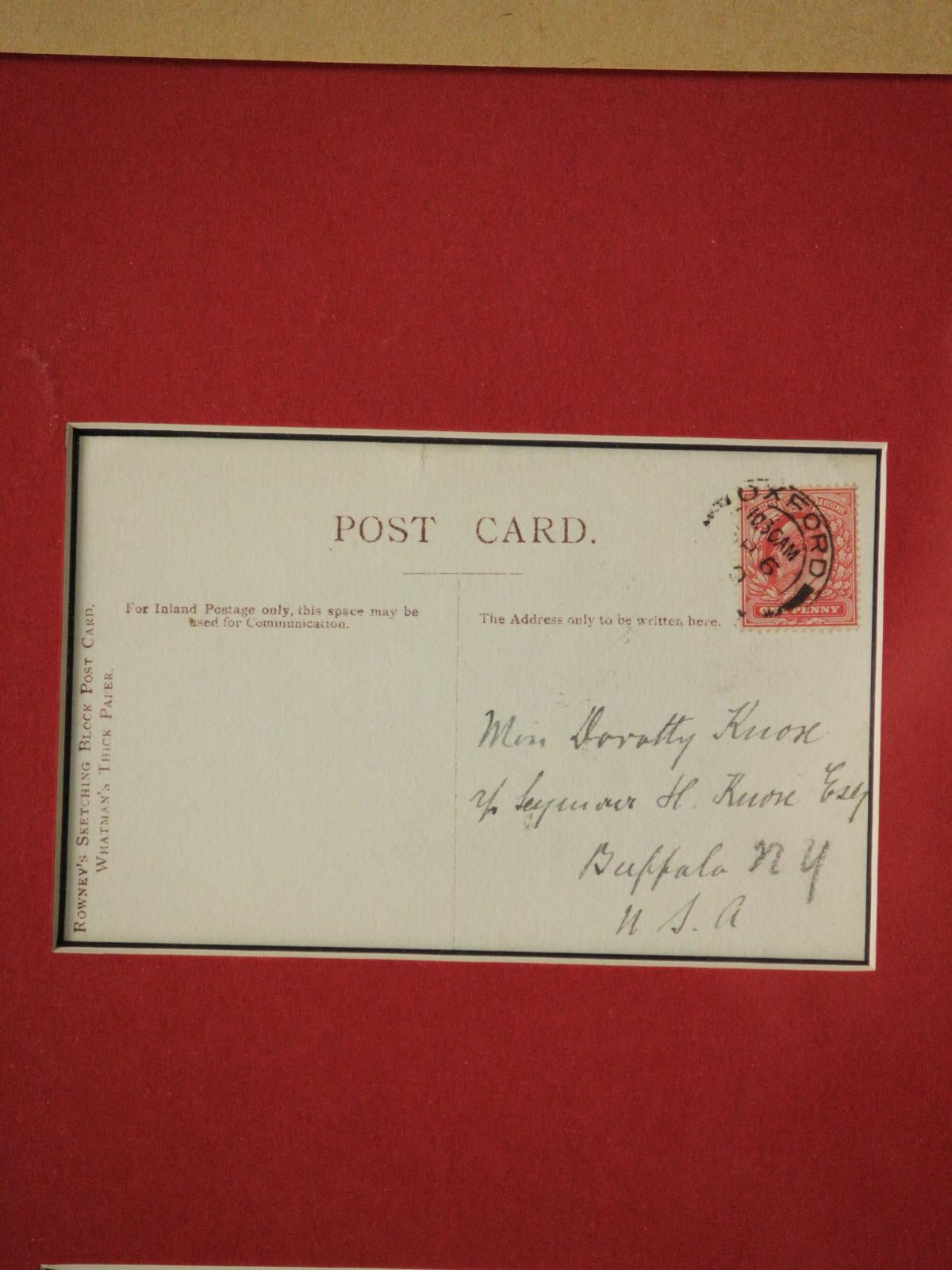 FIve c1910er Stift- und Tinte-Postkartenzeichnungen im Angebot 8