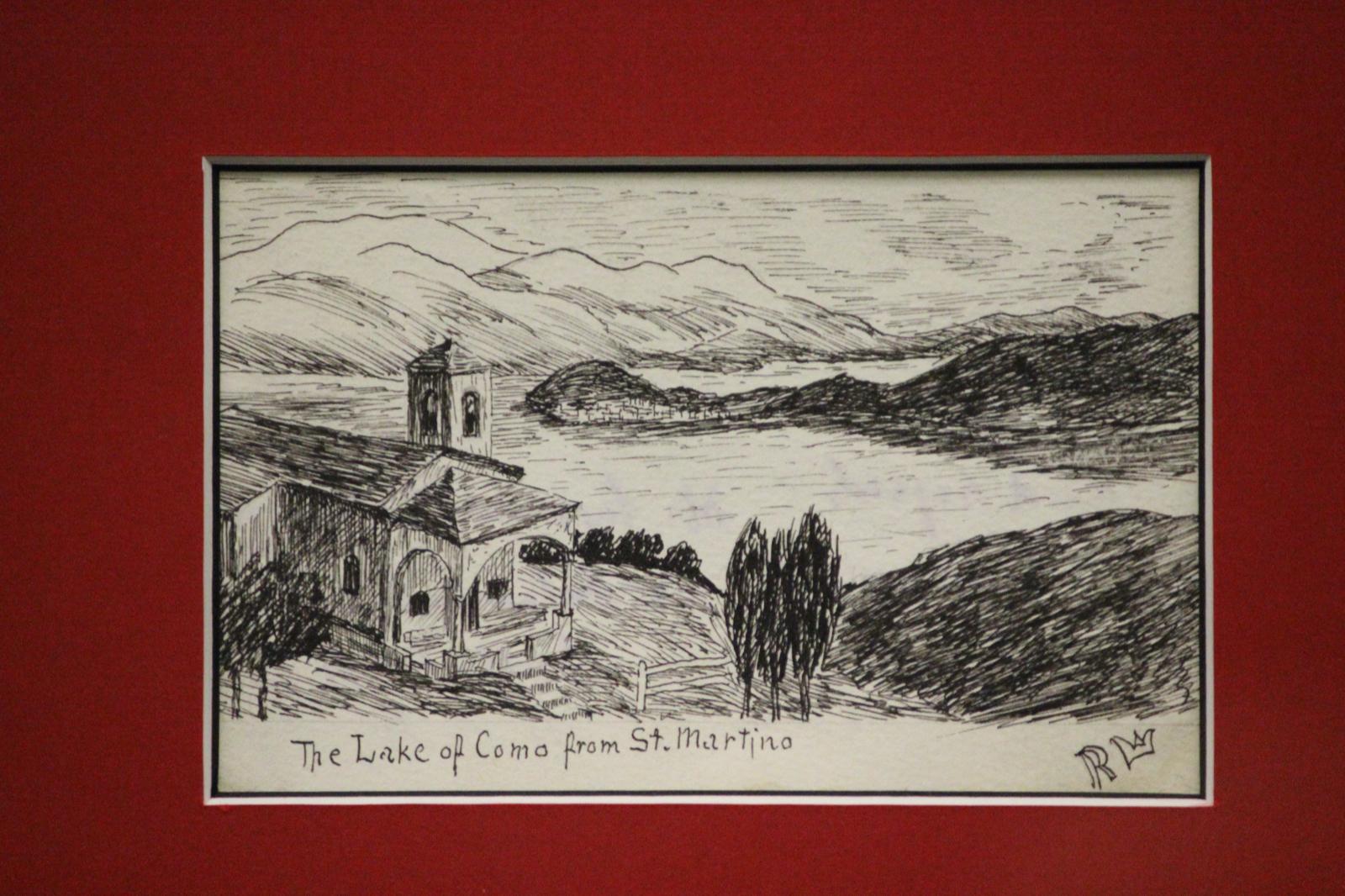 5 Postcard Pen & Ink c1910s Drawings from Italy For Sale 1