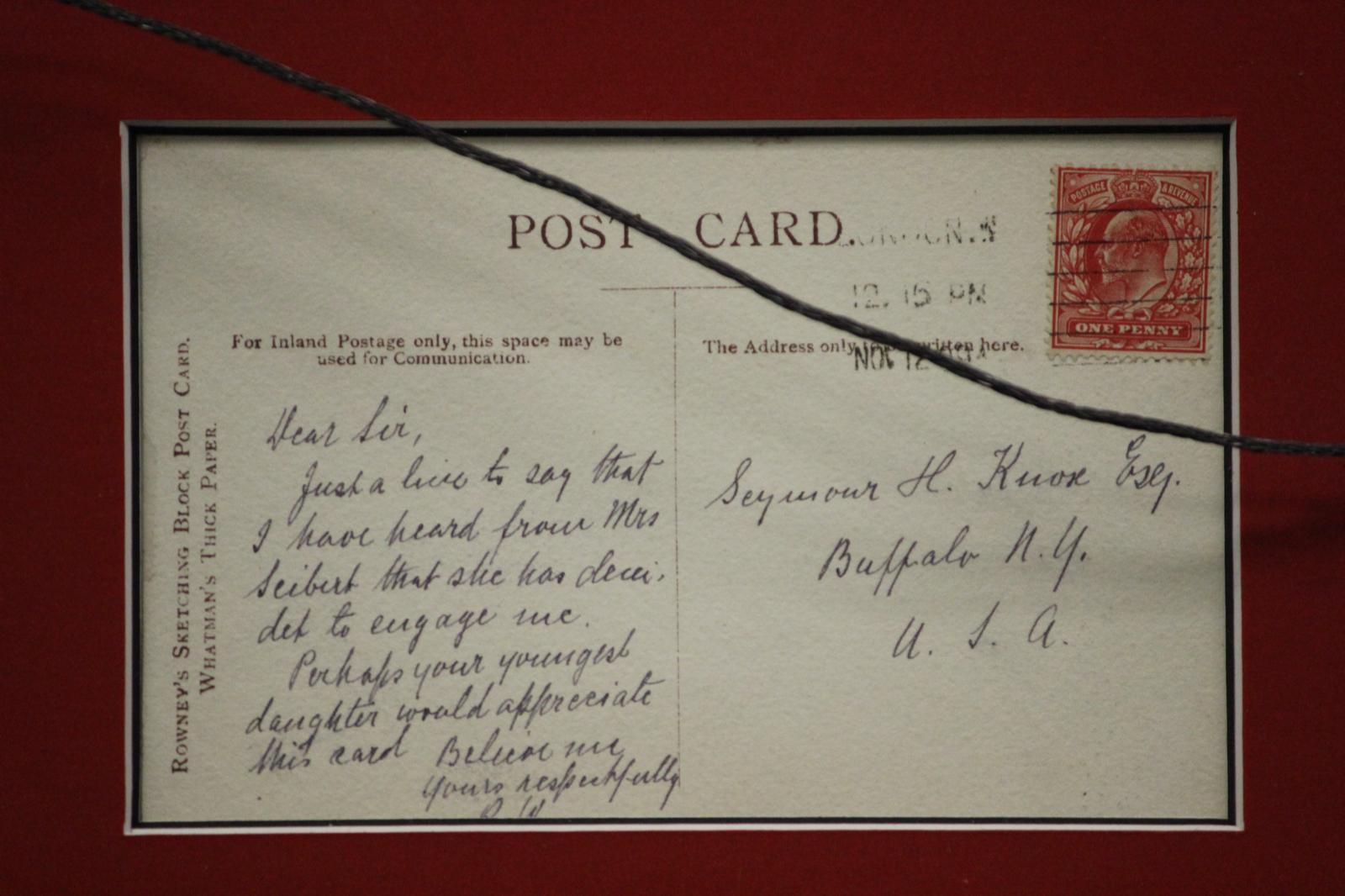Sechs Feder & Tinte c1910s Postkarte Zeichnungen im Angebot 9