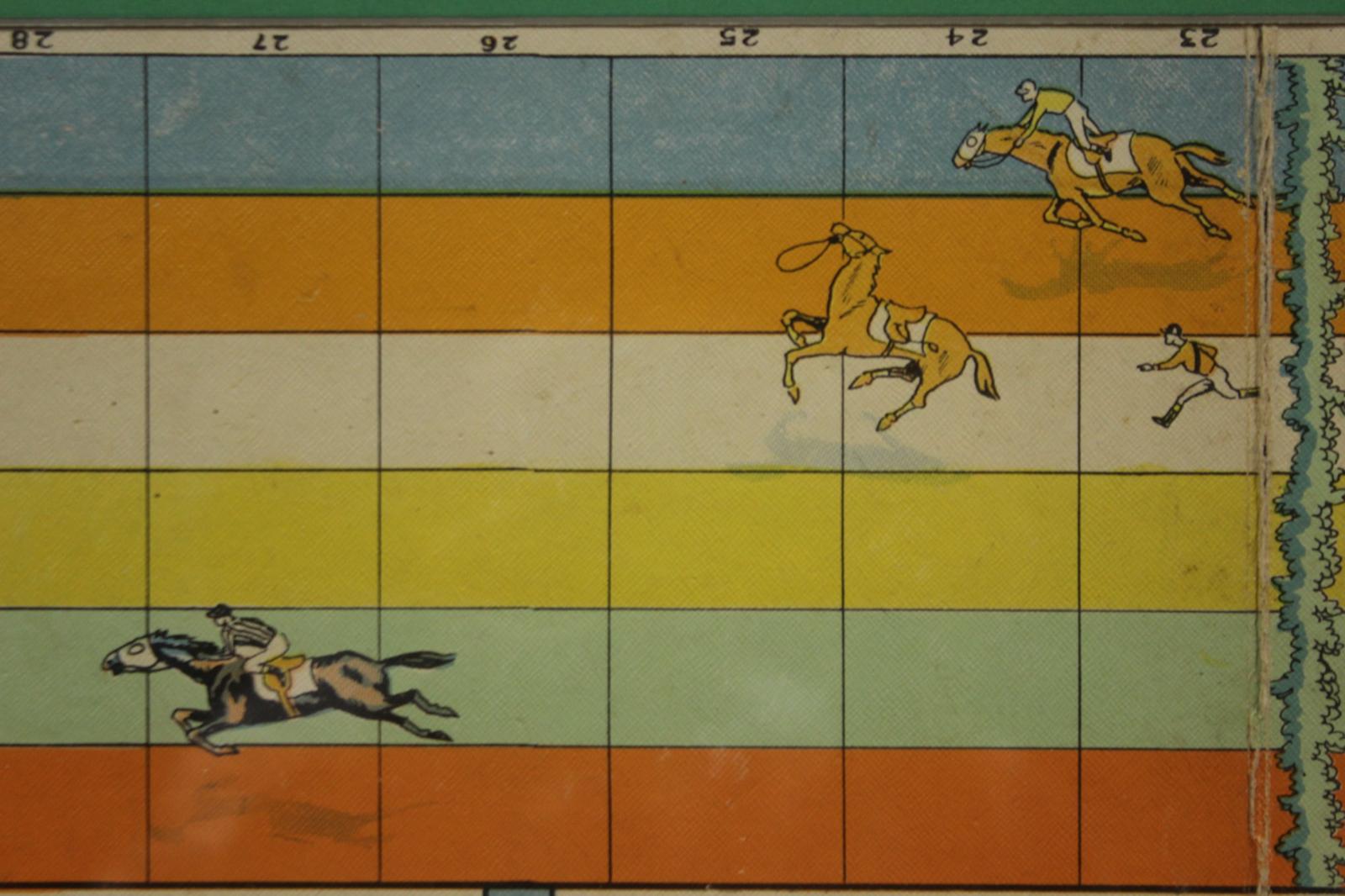 Belmont Park c1920s Horse Race Game Board Custom Framed For Sale 6