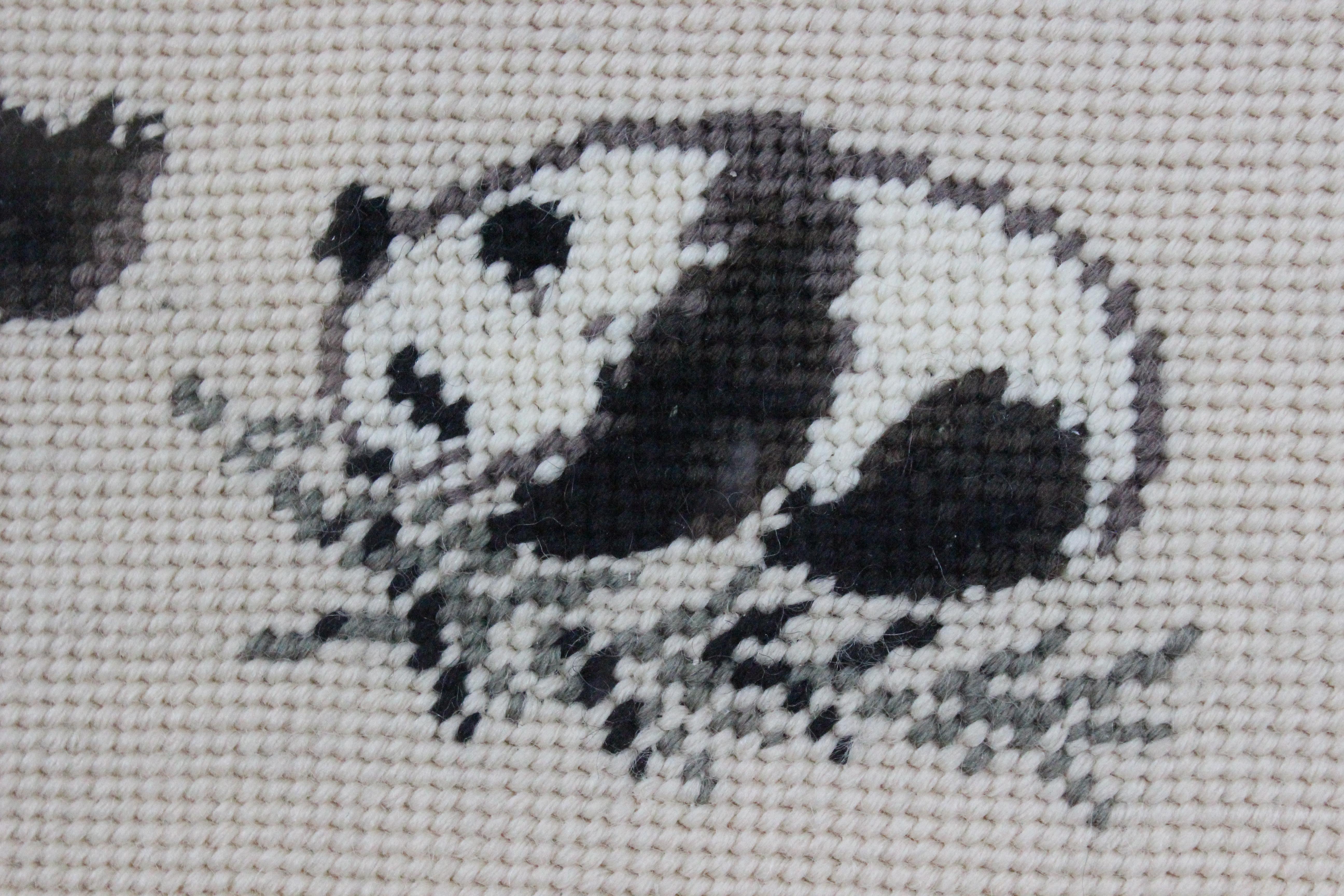 Needlepoint Pandas For Sale 3