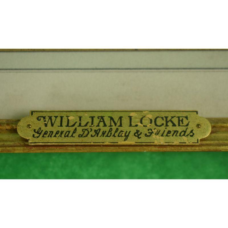 William Lock (1767-1847) Brown Ink on Paper of General D'Arblay & Friends For Sale 1